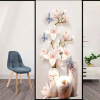 HKM-129811 Frosted Natural Scenery Static Window Film for Showers and Toilets - Various Sizes Available