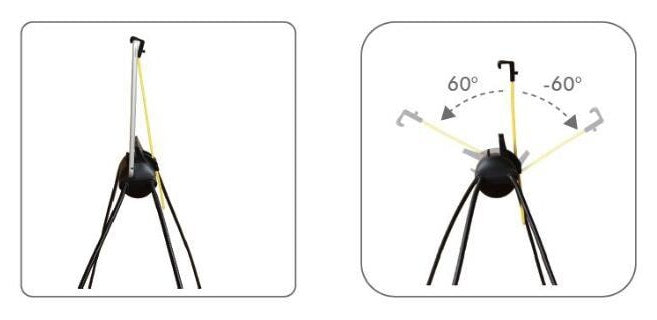 HKM-129939 Adjustable Angle Tablet Stand with Flexible Legs for Any Surface
