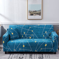 HKM-130195 Sofa Cover with Pillowcase for 1 to 4 Seater Sofas - Multiple Sizes Available