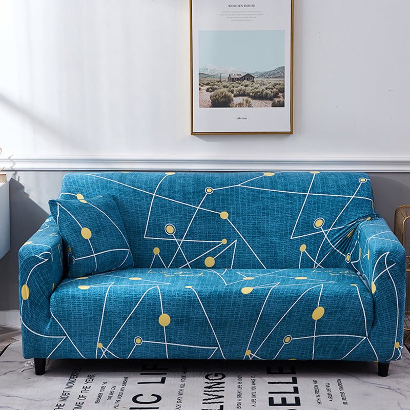 HKM-130195 Sofa Cover with Pillowcase for 1 to 4 Seater Sofas - Multiple Sizes Available