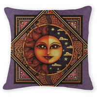 HKM-130259 Cotton Linen Rectangular Yoga Pillowcase with PP Cotton Filling - 45x45cm