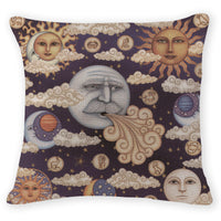 HKM-130259 Cotton Linen Rectangular Yoga Pillowcase with PP Cotton Filling - 45x45cm