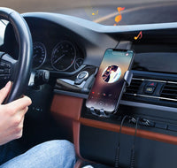 HKM-130259 Wireless Bluetooth Car Receiver Adapter - USB to 3.5mm Jack, High-Definition Sound Quality, Touch and Button Operation
