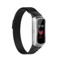 HKM-130387 Stylish Waterproof Stainless Steel Smart Bracelet with Breathable Metal Strap