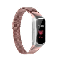 HKM-130387 Stylish Waterproof Stainless Steel Smart Bracelet with Breathable Metal Strap