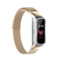 HKM-130387 Stylish Waterproof Stainless Steel Smart Bracelet with Breathable Metal Strap
