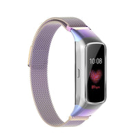 HKM-130387 Stylish Waterproof Stainless Steel Smart Bracelet with Breathable Metal Strap