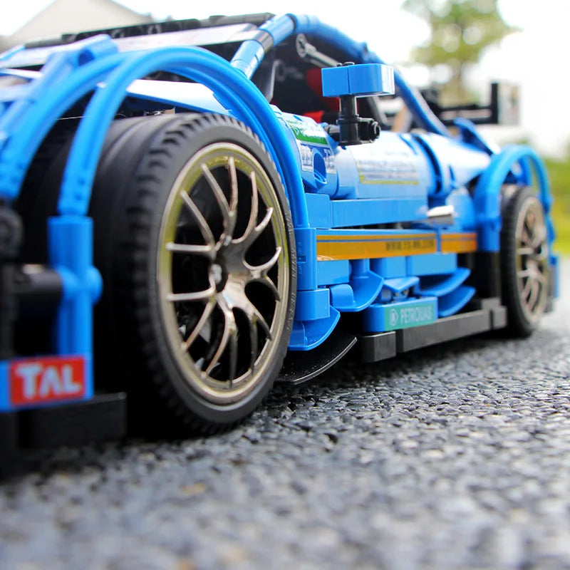 HKM-130451 DIY Remote-Controlled Racing Car Building Blocks Set - 1989 Pieces, 1:8 Scale Model Toy for Ages 14+