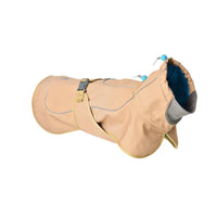 HKM-130515 Warm Waterproof Windproof Outdoor Soft Shell Dog Jacket in Basil Green and Iced Coffee Brown
