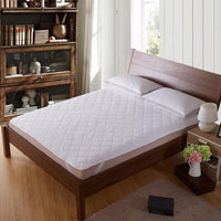 HKM-130643 Cotton-Blend Mattress Protector with Non-Glue Cotton Filling