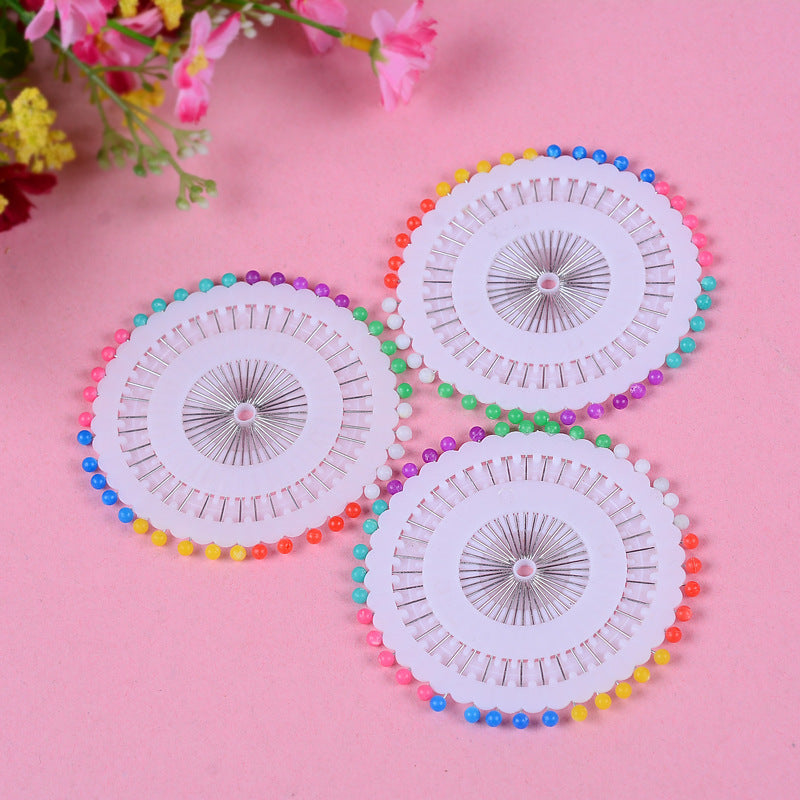 HKM-130707 Big Head Bead Needle for DIY Craft Projects - Pure White Hand Needle