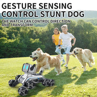 HKM-130835 EPT 8WD Gesture Sensing Stunt Robot Dog with Light and Sound - RC Toy for Ages 5 and Up