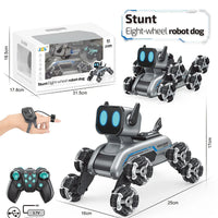 HKM-130835 EPT 8WD Gesture Sensing Stunt Robot Dog with Light and Sound - RC Toy for Ages 5 and Up