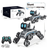 HKM-130835 EPT 8WD Gesture Sensing Stunt Robot Dog with Light and Sound - RC Toy for Ages 5 and Up