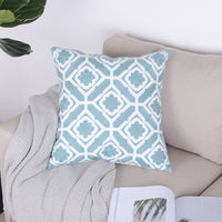 HKM-130835 Geometric Abstraction Minimalist Pillowcase in Kaleidoscope Colors - 45x45cm