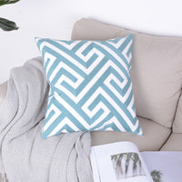HKM-130835 Geometric Abstraction Minimalist Pillowcase in Kaleidoscope Colors - 45x45cm