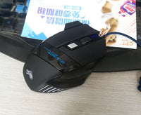 HKM-130899 Wired Optical Gaming Mouse with 5500DPI, 7-Color LED Backlight, 7 Buttons for PC and Laptop