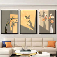 HKM-130963 Frameless Landscape and Floral Wall Mural - Modern Decor for Bedroom or Living Space (20x30cm, 25x35cm, 30x40cm, 40x60cm)