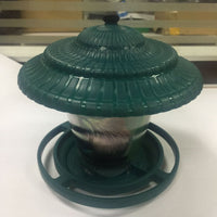 HKM-130963 Transparent Hanging Bird Feeder - 18x18x19 cm, Perfect for Attracting Birds