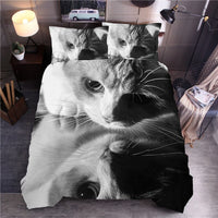 HKM-131027 Animal 3D Printed Polyester Bedding Quilt Cover Set - Multiple Sizes Available