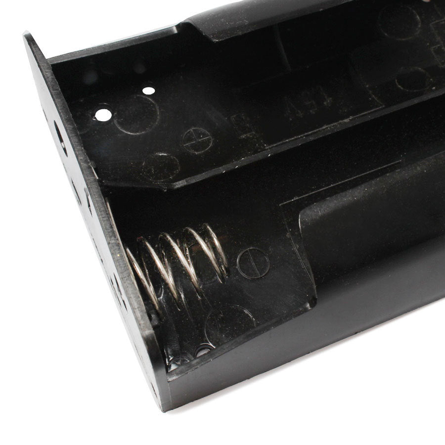 HKM-131219 Long Plastic Battery Box for 8-Cell No. 1 Batteries - Dimensions 255*74*32MM, Rated Voltage 12V