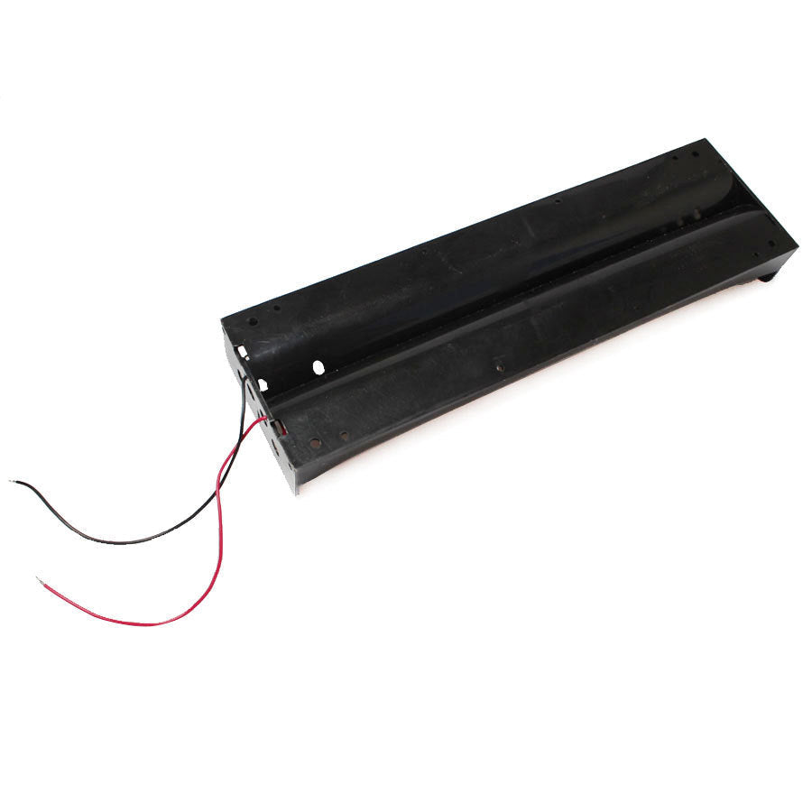HKM-131219 Long Plastic Battery Box for 8-Cell No. 1 Batteries - Dimensions 255*74*32MM, Rated Voltage 12V