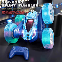 HKM-131283 Double Sided Remote Control Stunt Car with 360 Degree Rotation and LED Lights
