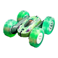 HKM-131283 Double Sided Remote Control Stunt Car with 360 Degree Rotation and LED Lights