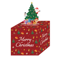 HKM-131475 Festive Red Christmas Money Box for Holiday Parties and Decorations