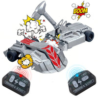 HKM-131667 Remote-Controlled Mini Battle Vehicles - Two Pack Electric Combat Cars for Indoor/Outdoor Fun