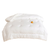 HKM-131859 Universal Antibacterial Soybean Fiber Quilt for All Seasons - Natural White, Multiple Sizes