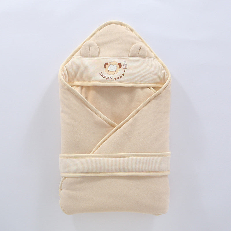 HKM-132179 Infant Quilted Cloak for Winter - Soft Cotton Outer and Inner Layer with Polyester Fiber Filling