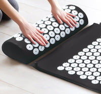 HKM-132307 Acupuncture Massage Yoga Mat with Pillow for Stress Relief and Muscle Tension Alleviation