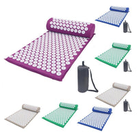 HKM-132307 Acupuncture Massage Yoga Mat with Pillow for Stress Relief and Muscle Tension Alleviation