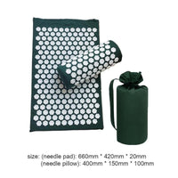 HKM-132307 Acupuncture Massage Yoga Mat with Pillow for Stress Relief and Muscle Tension Alleviation