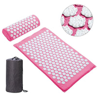 HKM-132307 Acupuncture Massage Yoga Mat with Pillow for Stress Relief and Muscle Tension Alleviation