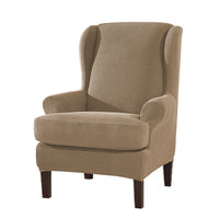 HKM-132563 Stylish Irregular Knitted Chair Cover with Polyurethane Elastic Fiber