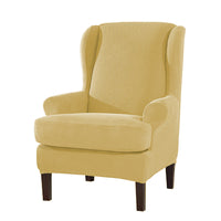 HKM-132563 Stylish Irregular Knitted Chair Cover with Polyurethane Elastic Fiber