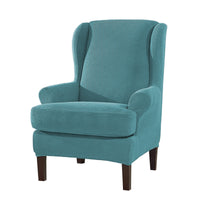 HKM-132563 Stylish Irregular Knitted Chair Cover with Polyurethane Elastic Fiber