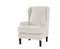 HKM-132563 Stylish Irregular Knitted Chair Cover with Polyurethane Elastic Fiber