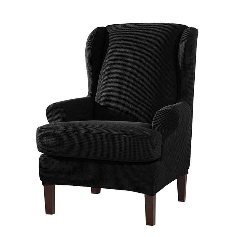 HKM-132563 Stylish Irregular Knitted Chair Cover with Polyurethane Elastic Fiber