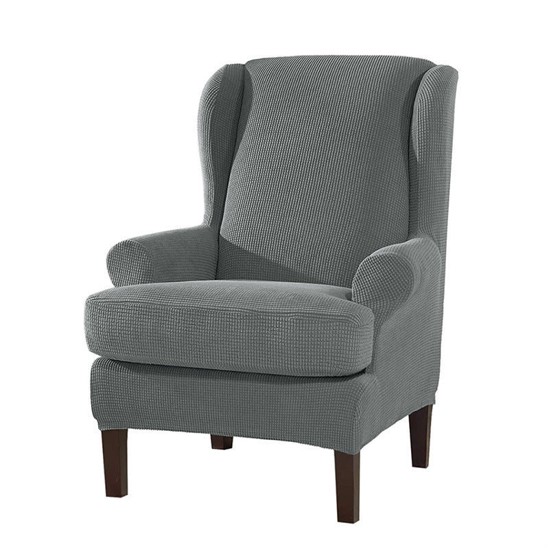 HKM-132563 Stylish Irregular Knitted Chair Cover with Polyurethane Elastic Fiber