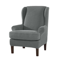 HKM-132563 Stylish Irregular Knitted Chair Cover with Polyurethane Elastic Fiber