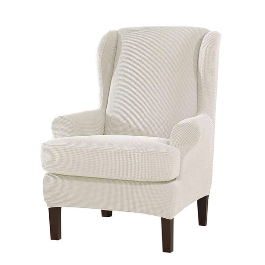 HKM-132563 Stylish Irregular Knitted Chair Cover with Polyurethane Elastic Fiber