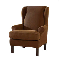 HKM-132563 Stylish Irregular Knitted Chair Cover with Polyurethane Elastic Fiber