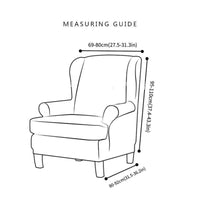 HKM-132563 Stylish Irregular Knitted Chair Cover with Polyurethane Elastic Fiber