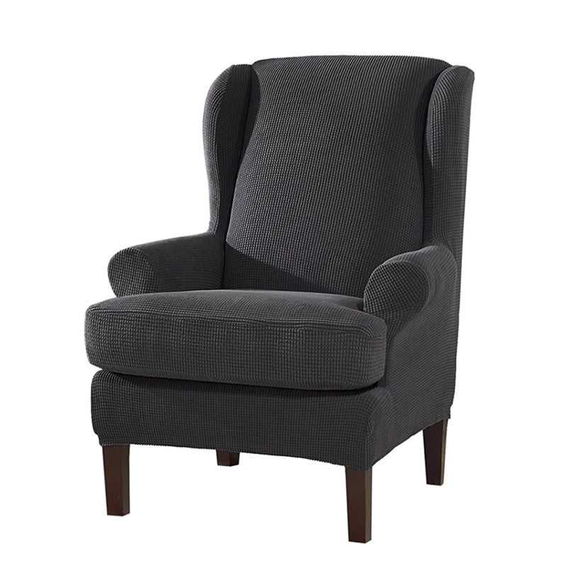 HKM-132563 Stylish Irregular Knitted Chair Cover with Polyurethane Elastic Fiber