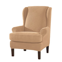 HKM-132563 Stylish Irregular Knitted Chair Cover with Polyurethane Elastic Fiber