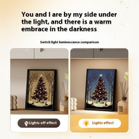 HKM-132627 Luminous Christmas Tree Bluetooth Speaker Night Light - Decorative USB Ornament