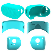 HKM-132691 Oculus Quest 2 Silicone Protective Cover with Heart Patterns - Shock Absorbing, Scratch Resistant, Anti-Slip